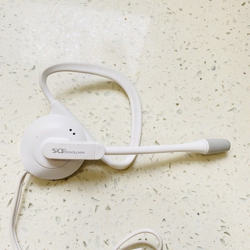 Casque Nintendo DS Officiel Blanc Crochet d'Oreille Nintendo avec Micro Intégré - Photo 6/9