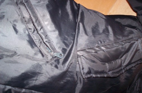 Stones Size XL Black Medium Weight Nylon Mens Jacket - Picture 3 of 4