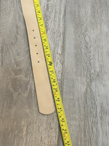 Leatherock Statement Silver Buckle Rhinestones White Stones Western Y2k Belt 34 - Picture 13 of 20