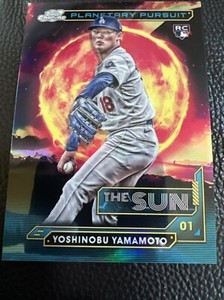 2024 Topps Cosmic Chrome Planetary Pursuit Sun #PPS-3 Yoshinobu Yamamoto RC