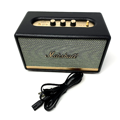 Marshall Acton II Wireless Bluetooth Speaker Black - Excellent Condition Tested Marshall Acton II Wireless Bluetooth Speaker Black - Excellent Condition Tested