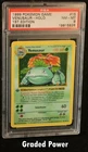 Pokemon Base Set 1st Edition Venusaur PSA 8 HOLO (5828)