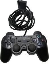 SCPH-10010 | SONY PLAYSTATION2 PSX2 DUAL SHOCK ANALOG CONTROLLER BLACK - OEM