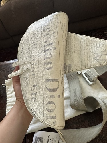 Christian Dior Saddle Bag x Daniel Arsham Collaboration Limited Edition! Rare! - Picture 6 of 24