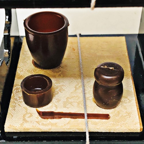 Japanese Dollhouse Hina Doll Tea Ceremony Chadougu Mini Display Furniture T17 - Picture 12 of 16