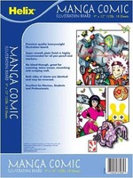 Helix Manga Comic Illustration Board, 9 X 12 Inch, Double Sided Pad Of 18 Sheets on sale Helix Manga Comic Illustration Board, 9 X 12 Inch, Double Sided Pad Of 18 Sheets on sale