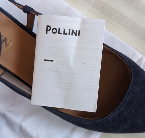 Pollini flat shoes women's ankle strap 36.5 leather upper/inner made in Italy - Picture 14 of 16
