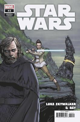 Star Wars #45 Luke Skywalker Rey Master Apprentice Var Marvel Comic Book 2024