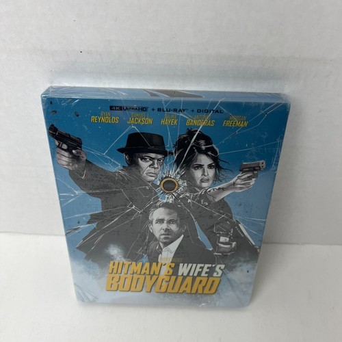 Hitman's Wife's Bodyguard 4K Ultra HD Blu-ray Digital Steelbook New Sealed - Foto 5 di 11