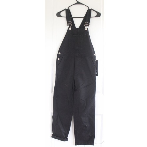 Zara Kids + LILMCKIMM MMXXII Black Twill Denim Overalls Alastair McKimm SZ Small - Picture 1 of 5