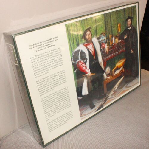 sealed vintage Hans Holbien The Younger THE AMBASSADORS 1000 pc puzzle JR DELUXE