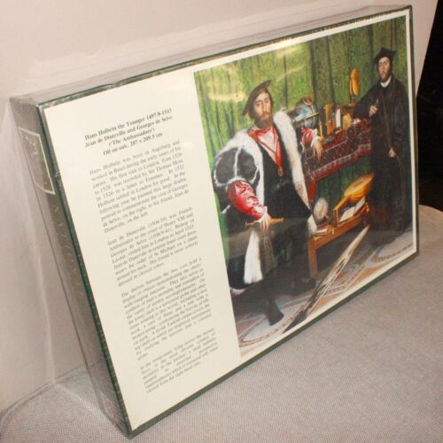 BNIB vintage Hans Holbien The Younger "The Ambassadors" 1000 pc puzzle JR DELUXE - Afbeelding 1 van 9