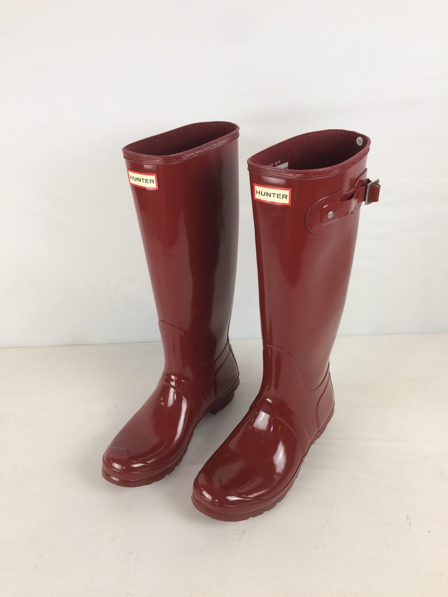 HUNTER ORIGINAL TALL  レッド24cm HUNTER ORIGINAL TALL RED WATER PROOF RAIN BOOTS WOMEN'S | eBay