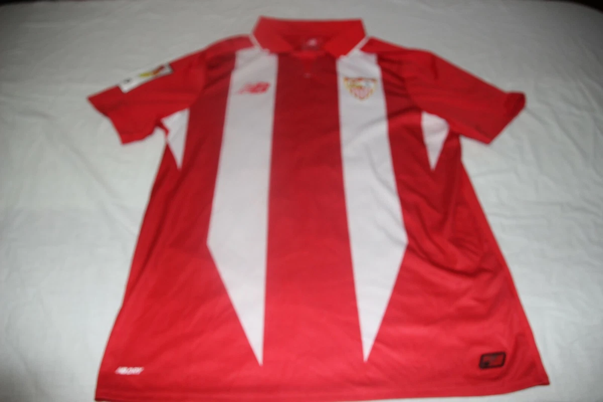 CAMISETA DE FUTBOL OFICIAL DEL SEVILLA FC MARCA NEW BALANCE T/S DEL 10 REYES | eBay