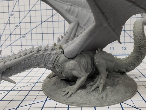 Great Dragon Miniature - DND - Pathfinder - RPG - Dungeon & Dragons - Miniatura - Foto 3 di 6