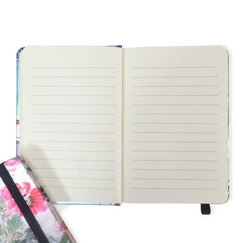 Notebook Fashion Pattern B7 Ruled Small Pocket Notebook Hardback Cover Diary pad - Picture 2 of 9