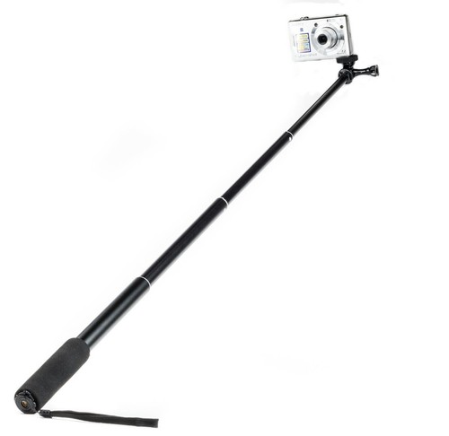 Wasserdichte Kamera Einbeinstativ Selfie Stick Teleskopstange für GoPro Kamera - Bild 15 von 23