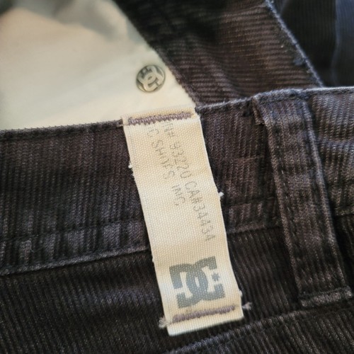 Boys Black Corduroy Pants Size 32" DC Shoes Skinny Straight JJ1555 - Picture 8 of 8