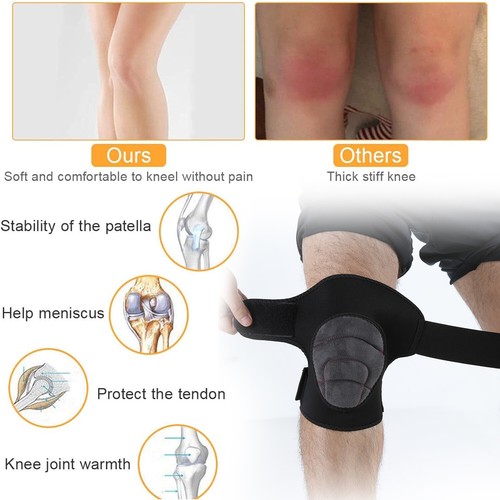 US Pressurize Knee Brace Pad Patellar Tendon Support Strap & Gel Pad Knee Pain - Picture 3 of 43