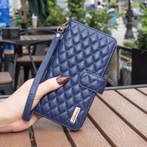 For Samsung Galaxy Z Fold 5 4 3 5G Leather Flip Zip Card Wallet Phone Case Cover - Picture 20 of 20
