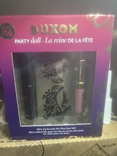 BUXOM Party doll Mini Lip &Lash Kit Plus Eye veil 28$ Value *New In Box