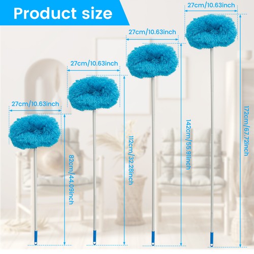 Ceiling Fan Cleaner Polyester Ceiling Fan Duster Washable Ceiling Fan US - Picture 2 of 12