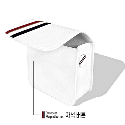 CRODE GOLF Rangefinder Case with Ball Marker White - Korean Brand - Picture 8 of 18