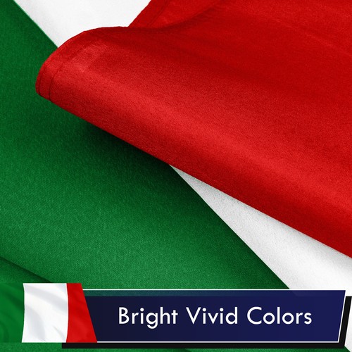 Pennant Bandiera Italia 3x5 piedi bandiera italiana paese nuovo interno esterno nuovo - Foto 3 di 6