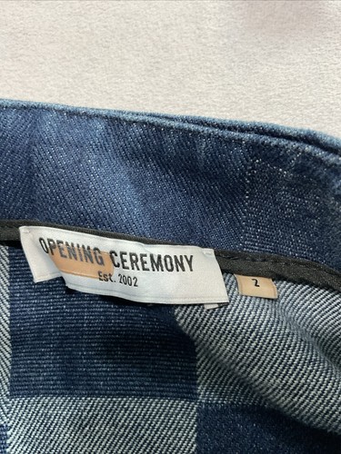 Opening Ceremony Women’s Blue Color Mini Skirt Size 2 - Picture 4 of 7