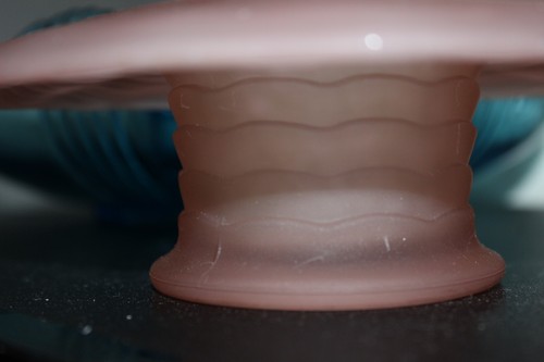 Collectable Davidson Satin Pink Depression Glass Bowl Rare Vintage Vase EXC - Picture 6 of 7