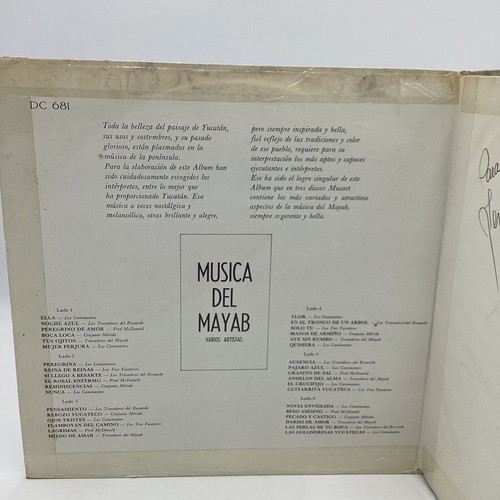 (SIGNED?) MUSICA DEL MAYAB (MUSART MEXICO 3x VINYL LP) NM - Picture 4 of 16