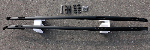 Fits for LR Discovery 5 L462 2017-2024 Black 2PCS Roof Rack Rails Crossbar - Picture 3 of 10
