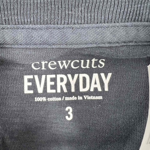 New Crewcuts Blue Short Sleeve Pocket Casual Everyday Cotton T Shirt Boys Size 3 - Picture 3 of 3
