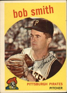 1959-Topps-Pittsburgh-Pirates-Baseball-Card-83-Bob-Smith-EX