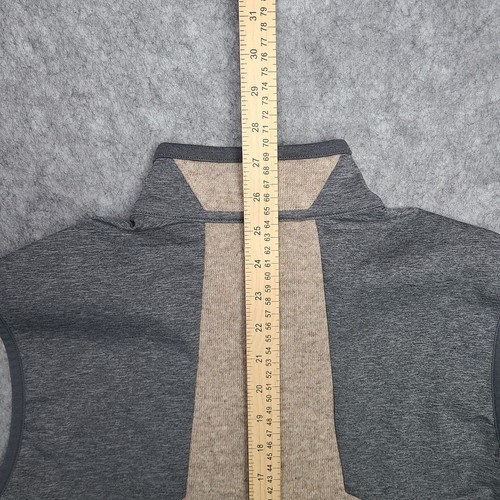 NEW Greyson Hybrid Vest Sequoia Lux Full Zip Mens S Beige Performance Wool Blend - Picture 4 of 8