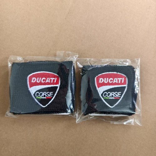 Motorcycle Brake Clutch Reservoir Sock Cover For Ducati Corse Panigale Black Set - 第 6/6 張圖片