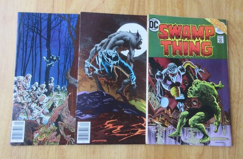 Lot of *3* Wrightson Original SWAMP THING Saga! 1977/#1, '78, '79 - Picture 8 of 8