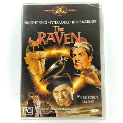 The Raven - DVD - Vincent Price , Peter Lorre - Region 4 - New sealed | eBay
