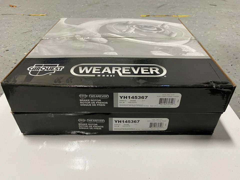 Juego de 2 rotores de freno delanteros Carquest Ford Expedition Lincoln Navigator 2003-2006 Foto 2 de 2