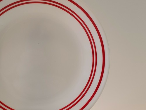 Vintage Corelle USA 6,75" Brot und Butter Teller Klassisch Cafe 4er Set EUC - Bild 7 von 12