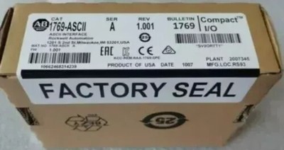 New Factory Sealed AB 1769-ASCII / A CompactLogix ASCII Interface Module
