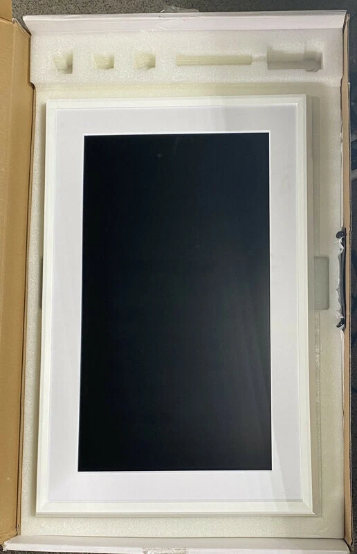 MEURAL CANVAS 26" LEONORA WHITE WIFI CONNECTED SMART ART FRAME - image 2 of 3