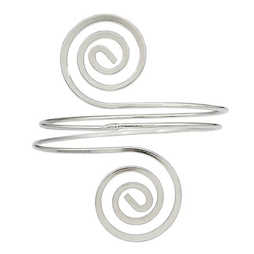 Oberarmreif Arm Spange Arm-Manchette Armschmuck Spiralen Damen Geschenk 2# - Bild 4 von 9