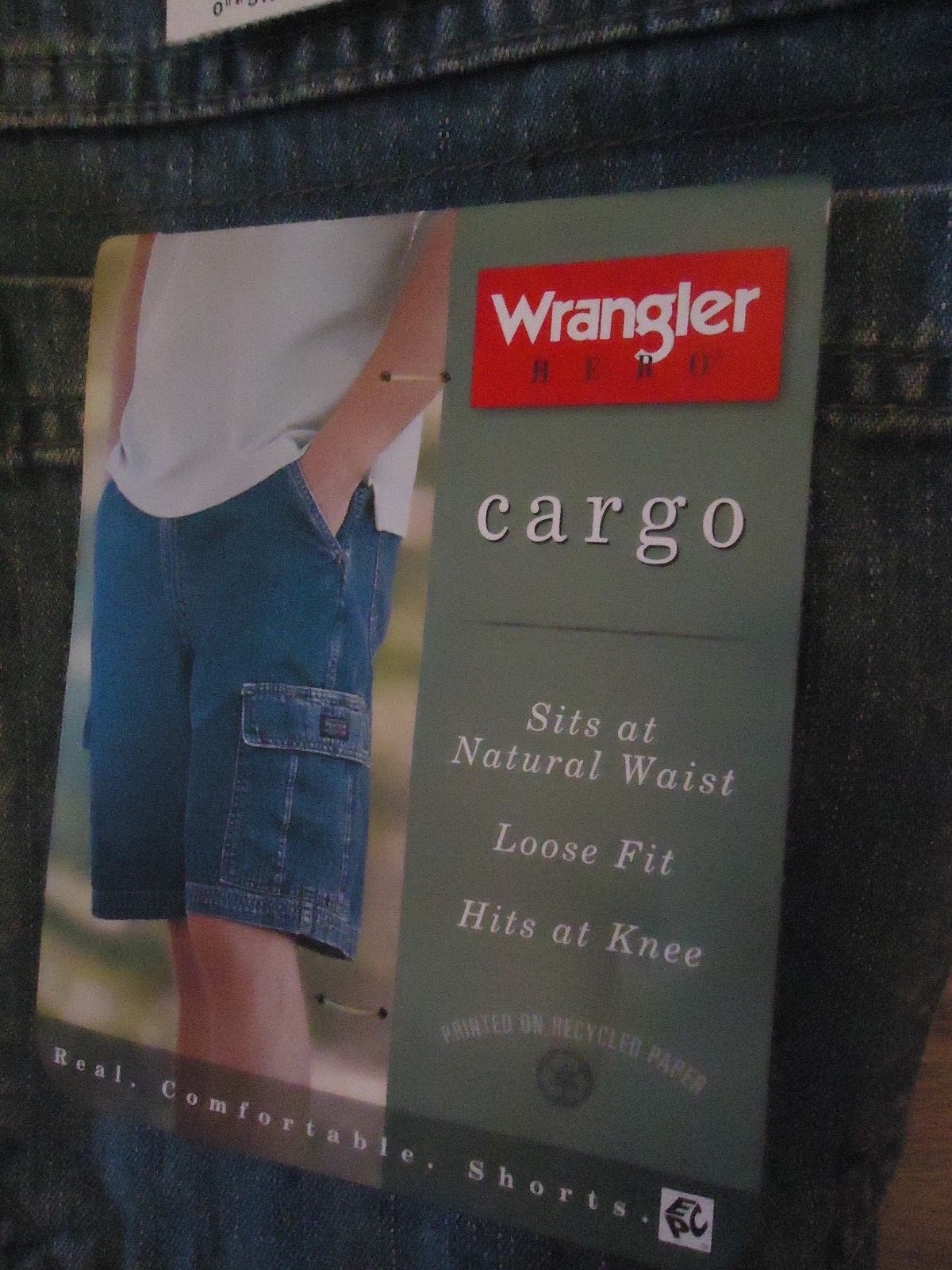 wrangler real comfortable jeans shorts