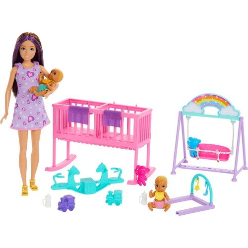 Barbie - Skipper Babysitter Doll With Twin Nursery Playset & Accessories - Ma... - Picture 2 of 6
