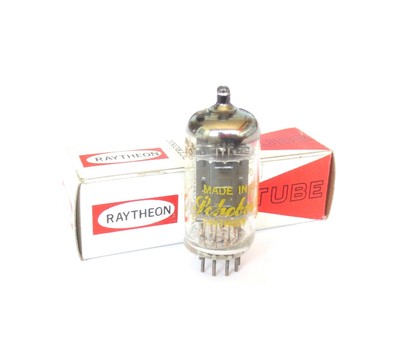 12AX7 NOS Audio tube RAYTHEON - Black Plates -Amplitrex  BALANCED - Matched pair