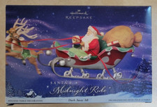 Hallmark Keepsake Santa's Midnight Ride "Dash Away All" Holiday Table Decoration