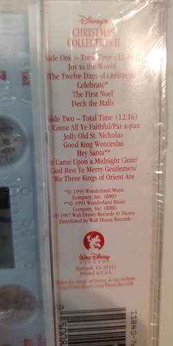 1995 Disney's CHRISTMAS COLLECTION II Cassette Tape-New Sealed - Picture 5 of 5