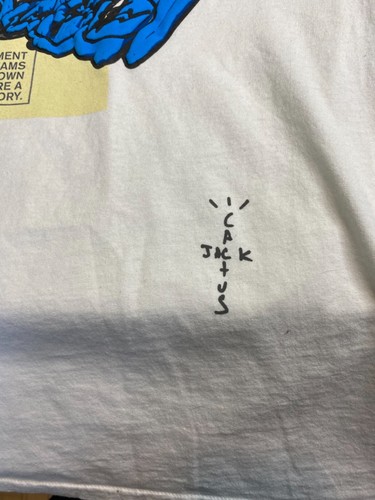 CACTUS JACK FOR FRAGMENT MANIFEST TEE  SIZE XL TEE.Pre-own. - Picture 3 of 10
