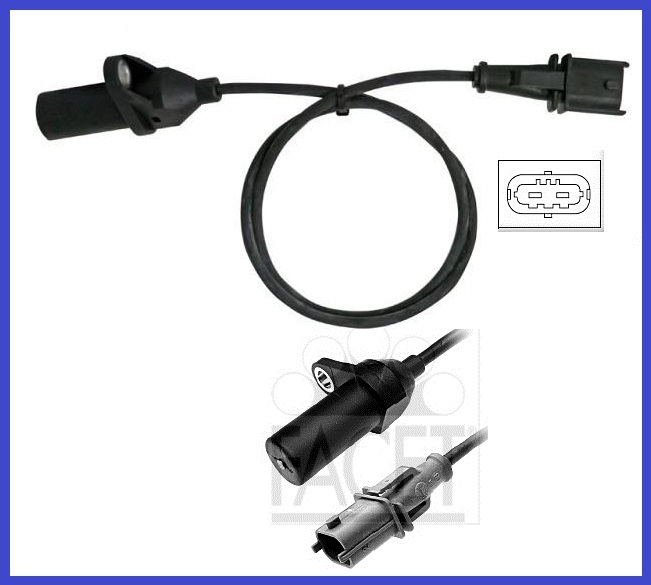 Capteur de position Vilebrequin pour Fiat 500 Bravo Doblo Grande Punto